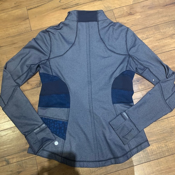 Lululemon Blue Zip Up Sweater - Picture 3 of 7